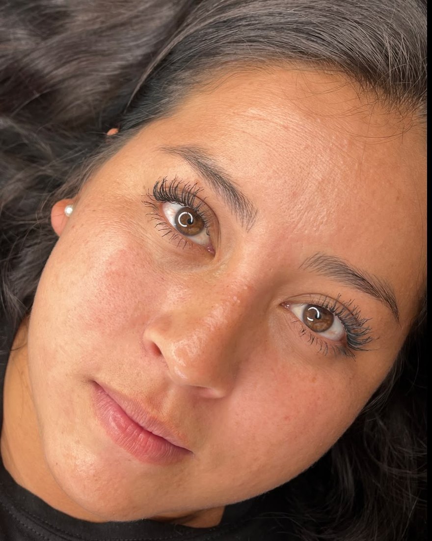 Healed microblading brows